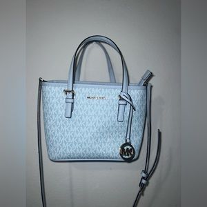 Jet Set Travel Extra-Small Logo Top-Zip Tote Bag